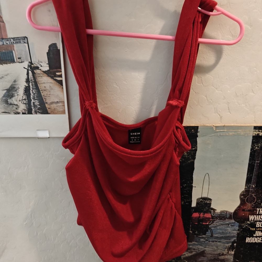 Red Shein Tank Top